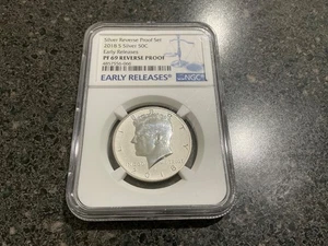 2018 S KENNEDY SILVER HALF DOLLAR NGC REVERSE PF69 LIGHT FINISH EARLY RELEASES - Picture 1 of 2