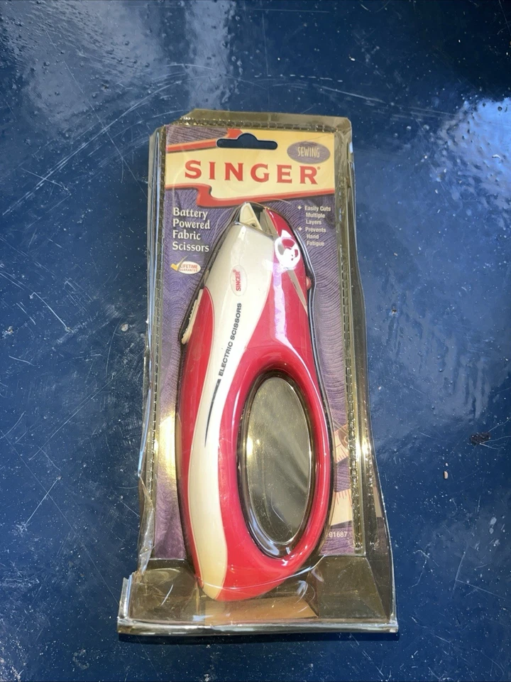 Singer Battery Powered Fabric Electric Scissors Model 80596 NOS New  - Image 1 of 1