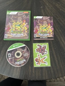 XBOX ONE Game Teenage Mutant Ninja Shredders Revenge CIB Complete In Box - Picture 1 of 14