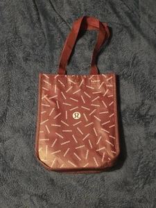 Lululemon Bag Tote Reusable - Burgundy Shopping Bag - 12”x9”x5”  - Picture 1 of 2