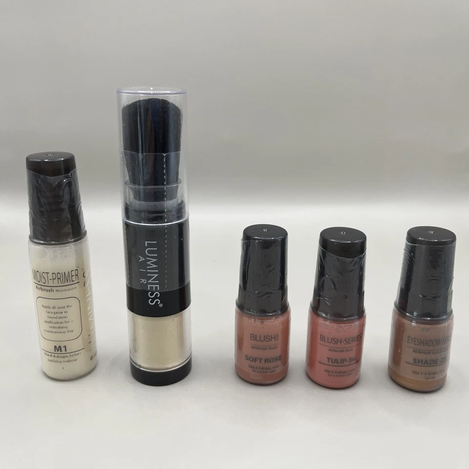 New Sealed LUMINESS AIR AIRBRUSH Foundation Shade M1, 28, 3n, Soft Rose, Powder - Image 1 of 4