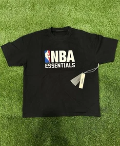 Fear Of God Essentials NBA Tee - Black SS25 - Picture 1 of 3