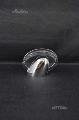 Portatovaglioli In Plastica Guzzini Made In Italy Con Base Color Argento 15x11cm - Immagine 1 di 2