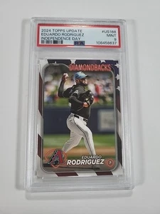 2024 Topps Update Eduardo Rodriguez #US188 Independence Day /76 PSA 9 Pop 1 - Picture 1 of 5