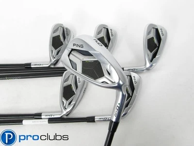 PING G430 GREEN DOT IRONS 7-PW,45*,48* GRAPHITE SENIOR FLEX (-1/2") #457107 - Image 1 of 4