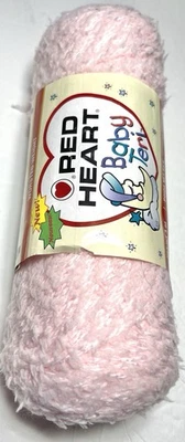 RED HEART YARNS -  BABY TERI YARN 1Pk. MED PINK. I combine Shipping. - Image 1 of 4