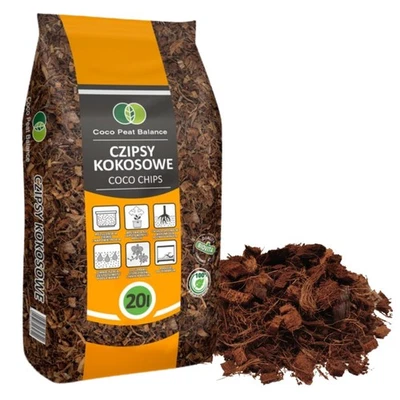 Kokosnussfasern für Blumenpflanzen 20L - Kokoserde für Pflanzen - Kokosfasern fü