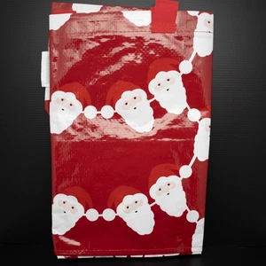 NEW Ikea VINTERFINT Large Shopping Tote Bag Christmas Santa Claus 19 Gallon - Picture 1 of 2
