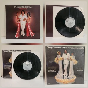 Tony Orlando And Dawn 2 Vinyl Record Bundle Greatest Hits & Prime Time - Picture 1 of 11