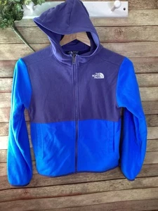 The North Face Blue Fleece Full Zip Jacket Little Boys Size 10 - Picture 1 of 4