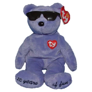 Ty Beanie Baby Summertime Fun - MWMT (Bear Violet Toronto Gift Show Exclusive 20 - Picture 1 of 1