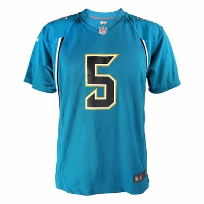 Blake Bortles Jacksonville Jaguars NFL Nike Home Teal Youth Boys Game Jersey - Image 1 of 4