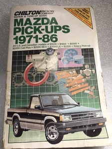 Chilton 7659 Mazda Pick-Ups 1971-86 Repair & Tune-Up Guide Book US and Canadian - Foto 1 di 17