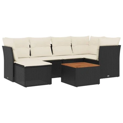 7-Piece Modular Garden Sofa Set with Cushions in Different Colors vidaXL - Image 1 of 4