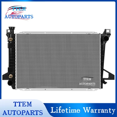 Radiator #1453 Fits 1985-1996 Ford F-150 F-250 Bronco 1989-1997 F-350 5.0L 5.8L - Изображение 1 из 3