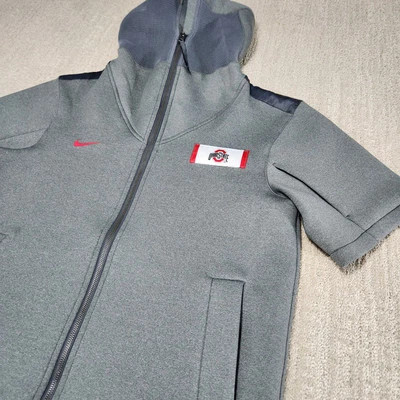 Ohio State Buckeyes Jacket Men Medium Player Issue Sideline Hoodie Nike On Field - Image 1 of 4