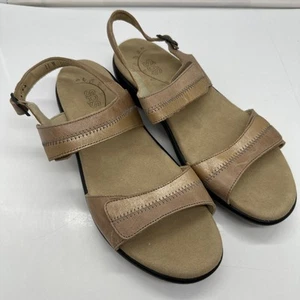 SAS Sandals Womens Sz 11 Nudu Slingback Two Tone Brown Casual Excellent - Picture 1 of 7