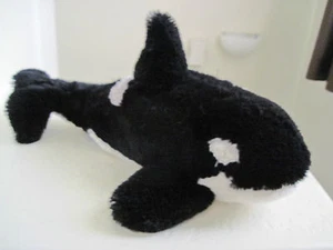 Peluche suave de 22" KILLER WHALE animal de peluche - Imagen 1 de 2