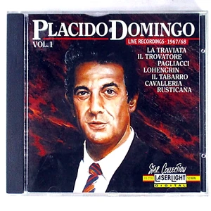 Placido Domingo - Live Recordings 1968-6 (CD Album, 1990 Delta Music) 13 Tracks - Picture 1 of 3
