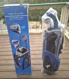 TOP FLITE KIDS JUNIOR 5-PIECE LH GOLF CLUB SET STAND BAG LEFTY – MISSING DRIVER - Bild 1 von 5