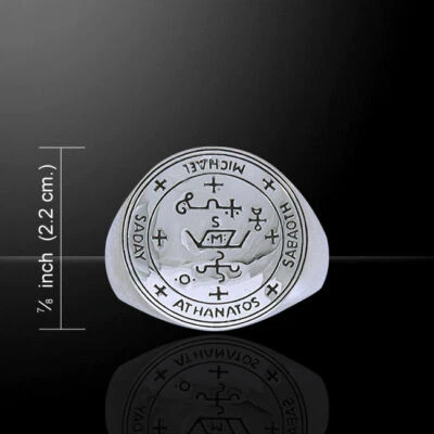  MICHAEL Sterling silver RING * Patron Angel of military & Police - Peter Stone - Image 1 of 4