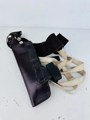 Smith and Wesson 43 26 Dark Brown Leather Shoulder Holster  For K & N Frame 6" - Image 1 of 3