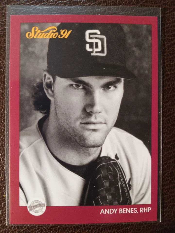 ANDY BENES PADRES 1991 STUDIO BY LEAF BASEBALL CARD #242 - Image 1 of 1
