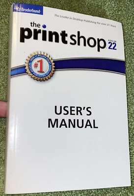 The Printshop Version 22 User Manual Guide Brøderbund - Image 1 of 4