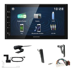 Kenwood DMX129DAB Autoradio für Toyota Highlander / Kluger schwarz - Bild 1 von 5