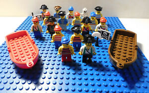 Lego System Piraten Beiboot Flagge Fahne Figuren Piratenschiff Pirat  aussuchen