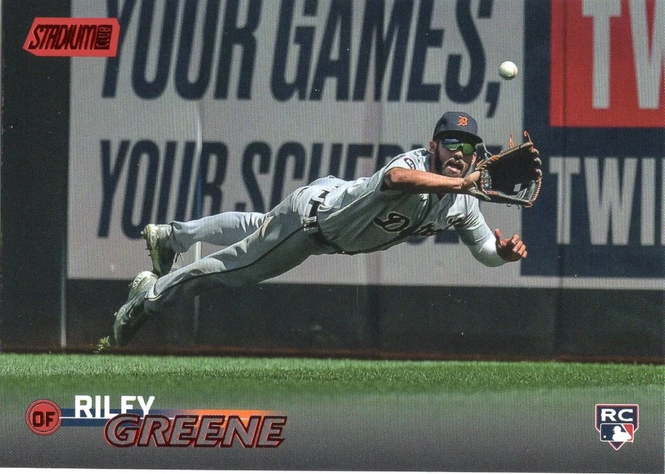 2023 Stadium Club Red Foil #3 Riley Greene RC - Image 1 of 1