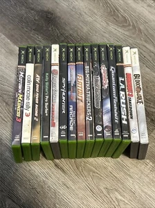 Original Xbox Game Lot Count If 15 Racing Video Game Multiplayer, Normal Wear - Picture 1 of 17