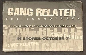 sealed promo Cassette GANG RELATED Soundtrack 2 PAC Kurupt Death Row Suge Knight - Picture 1 of 3