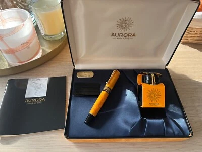 Fountain Pen Aurora Sole LE 5126/7500 Medium 18k with Box & Accessories - Bild 1 von 4