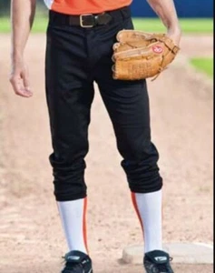 Majestuosos Pantalones de Béisbol Negros Tamaño Adulto Grande TALLA L - Imagen 1 de 2