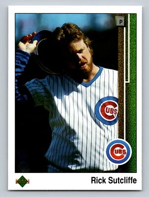 Rick Sutcliffe 1989 Upper Deck #303 Chicago Cubs - Image 1 of 2