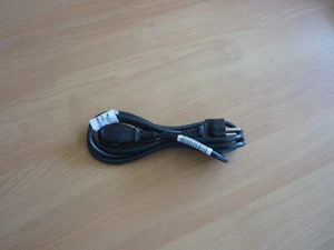 Zwarte Netsnoer voedingskabel toesteladapter Euronetsnoer 1,8m NIEUW - Photo 1/4
