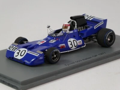 Spark Tyrrell 003 #30 Jackie Stewart World Champion Italian GP 1971 1/43 S7214 - Immagine 1 di 4