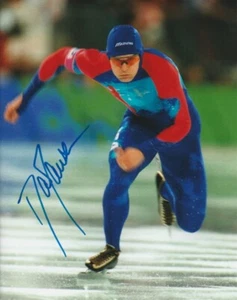 DAN JANSEN SIGNED USA SPEED SKATING OLYMPICS 8x10 PHOTO! Autograph EXACT PROOF - Picture 1 of 2