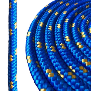 Polypropylene Rope 10mm Heavy Duty Braided Blue Poly Cord Boat Sailing Camping - Picture 1 of 14