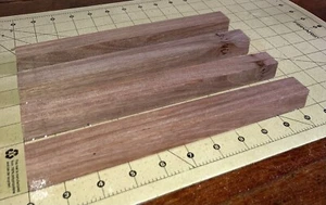 Four Pieces Hawaiian Ohia Wood~ 10 1/4" x 7/8" x 1"~ Pen Blanks (#926) - Picture 1 of 6