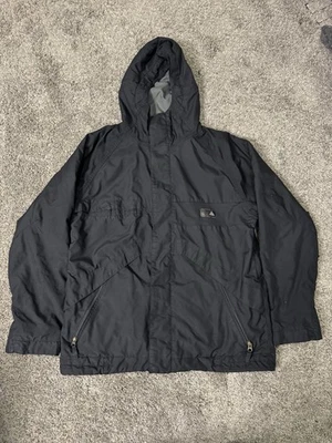 Chaqueta Burton Poacher Para Hombres Mediana Negra Con Capucha Aislada Dry Ridge Esquí Cremallera Completa Foto 1 de 4