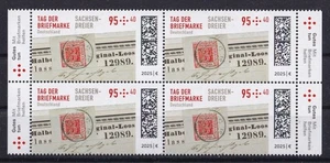 Germany New Releases September 2025 Tag Stamp Unit Block Of Four Mi 3923 - Picture 1 of 1