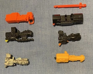 GI Joe 3.75” Accessories 6 Launchers,1Missile Snow Storm,Bludd,Ice Cream,Stalker - Picture 1 of 2