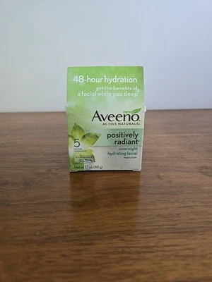 Hidratante facial Aveeno Positively Radiant Overnight 1,7 onzas Foto 1 de 4