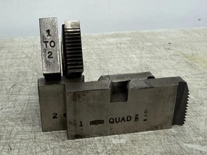 OSTER Symbol Quad Pipe Dies HSS 1" to 2" NPT #11009 Used - Picture 1 of 8