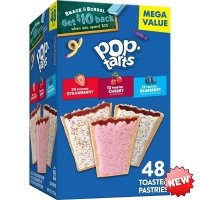   Pop-Tarts Frosted Strawberry, Cherry & Blueberry - 48ct - Image 1 of 4