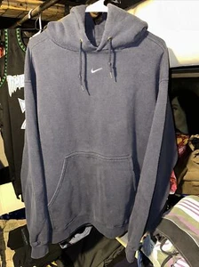Vintage Nike Center Swoosh Pullover Hoodie Vintage White Tag Travis Scott XXL - Picture 1 of 6