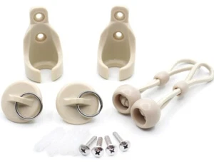 Parti ombreggianti kit tappo estremità bungee beige per esterni ombrelloni senza fili per esterni - Foto 1 di 4