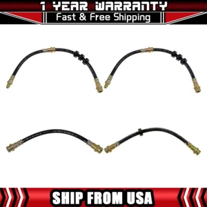 Dorman Rear Front 4PCS Brake Hydraulic Hose Brake Line For Ford Escape 2001-2007 - Foto 1 di 5